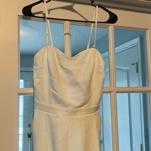 Ivory boutique jumpsuit size small